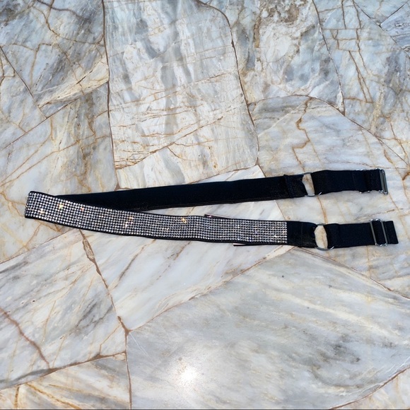 Victoria’s Secret Rhinestones Elastic Waistband Crystal Women\'s 1 In Dress Belt main image 13